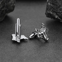 Norse Viking Celtic Wolf Cufflinks For Men