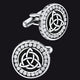 Viking Rune Celtic Knot Cufflinks for Men