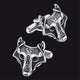 Norse Viking Celtic Wolf Cufflinks For Men