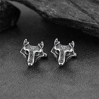 Norse Viking Celtic Wolf Cufflinks For Men