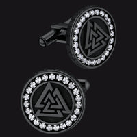 Viking Valknut Cufflinks for Men
