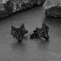 Norse Viking Celtic Wolf Cufflinks For Men