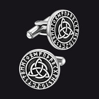 Nordic Viking Rune Celtic Knot Cufflinks for Men