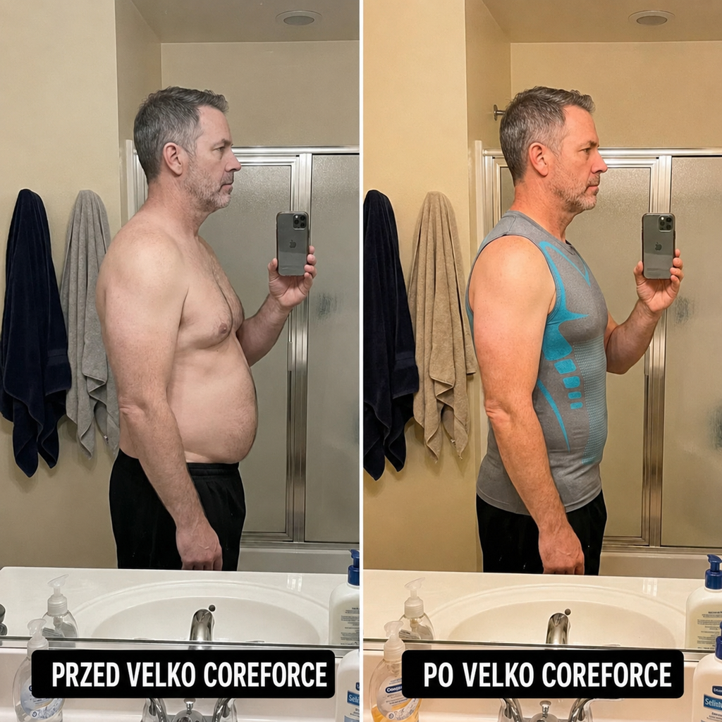 VELKO CoreForce — porównanie przed i po