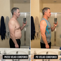 VELKO CoreForce — porównanie przed i po