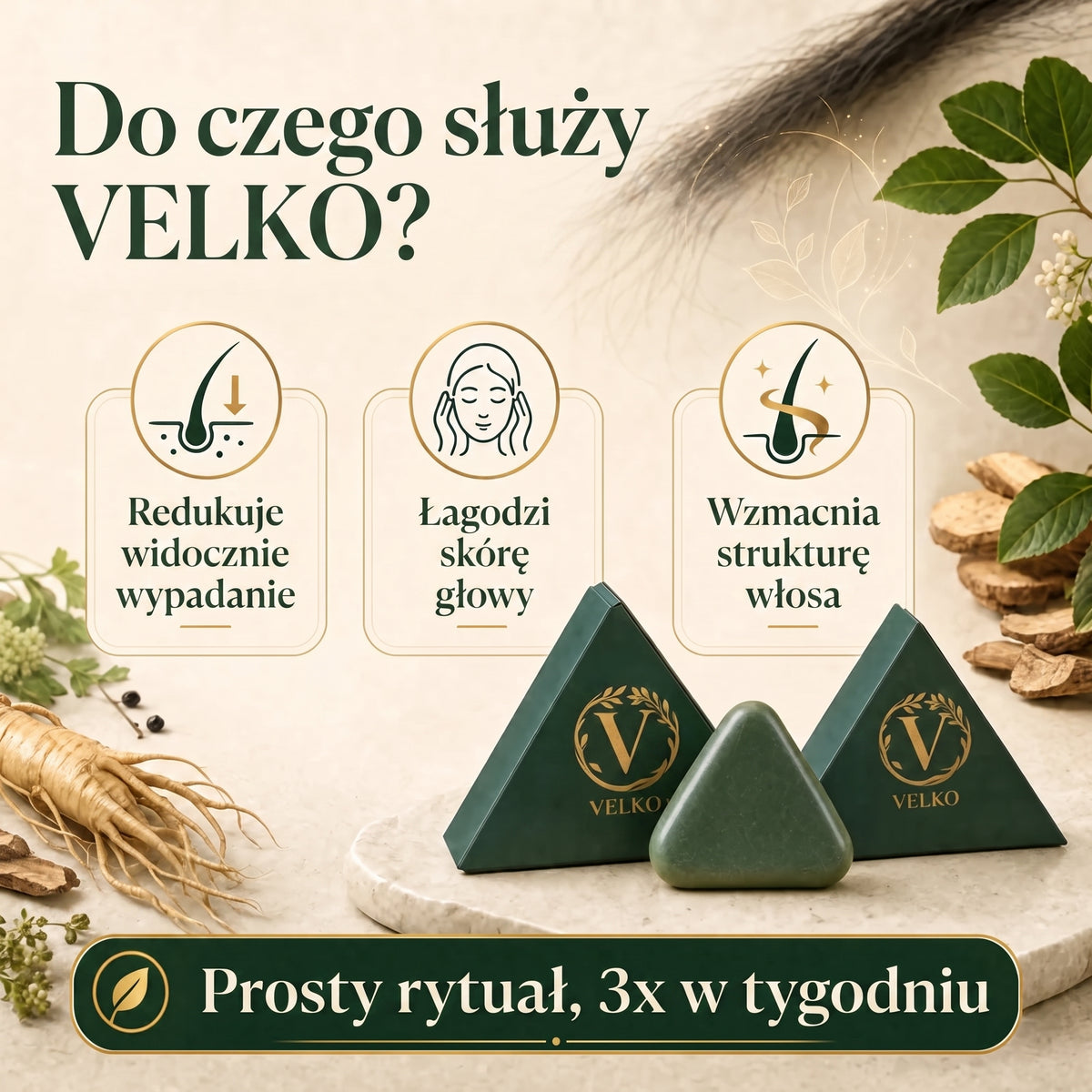 Koreańskie Naturalne Mydło Wzmacniające | 12 Naturalnych Ziół